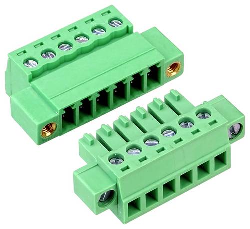 Donau Elektronik H381-06 Steckverbinder flexibel: 0.08-1.5mm² starr: - Polzahl: 6 1St.