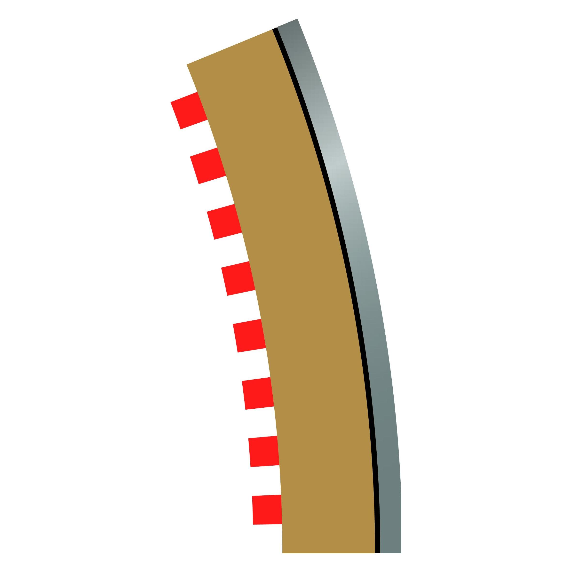 Scalextric Borders R3 Outer 4 Stück (C8224)