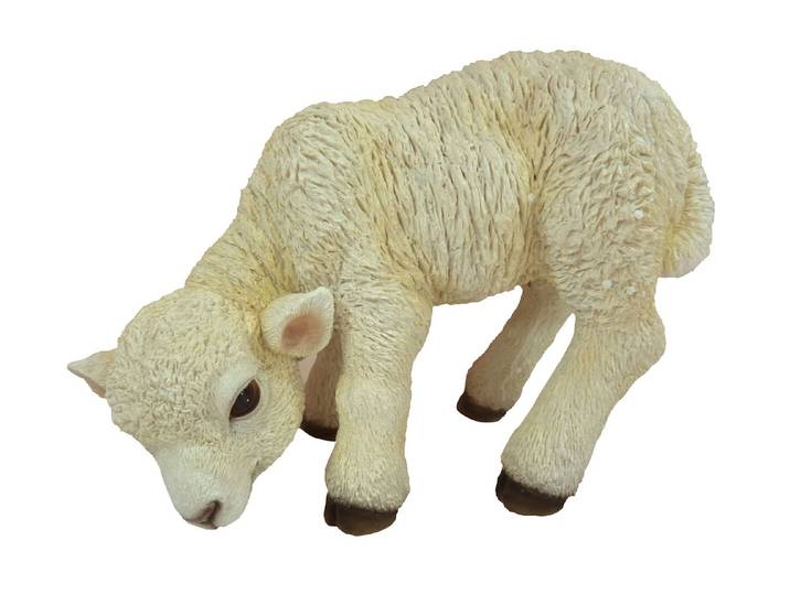 Colibri Dekofigur Lamm Grasend Weiss 21 cm