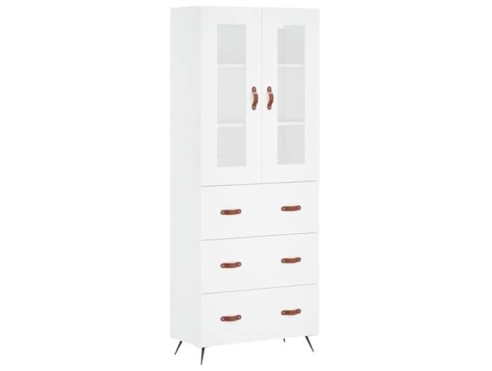 vidaXL Highboard Weiß 69,5x34x180 cm Holzwerkstoff
