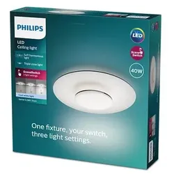 Philips 8720169195318 LED Deckenleuchte Garnet | 40W integrierte LED-Quelle | 4400 lm | 4000K