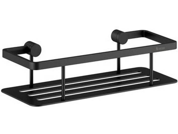 Smedbo Seifenkorb, Schwarz, Metall, eckig, 25x6x10.3 cm, Badaccessoires, Badaccessoires-Serien