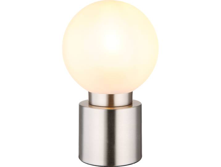 Globo Lighting Tischleuchte Metall Nickel matt, 1x E14