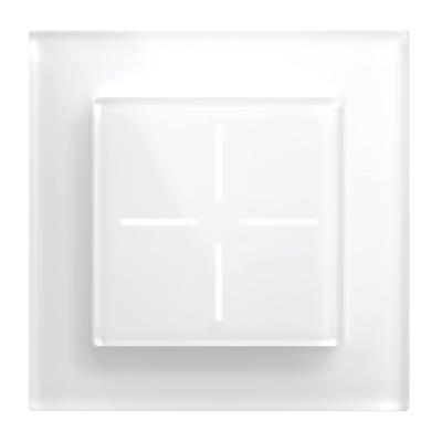 HOMEMATIC IP Smart-Home-Zubehör "Bundle Glastaster + Glasrahmen 1-fach", weiß, B:31cm H:12cm T:37cm, Smart-Home-Stationen