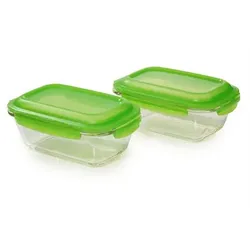 LocknLock 2 Kastenformen Borosilikatglas ca. 26x15,5cm 1,5l