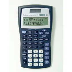 TEXAS INSTRUMENTS Wissenschaftlicher Taschenrechner TI-30 X II S schwarz/silber