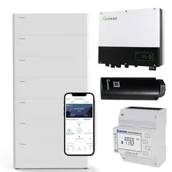 Growatt SPH4000TL BL-UP 4kW Hybrid Wechselrichter mit 17.9kWh Solarspeicher-Set