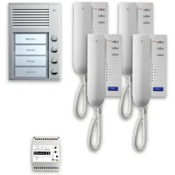 TCS, Klingel + Türsprechanlage, Paketlösung (Kabelgebunden)