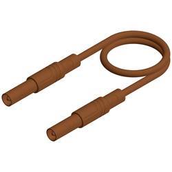 Hirschmann Test & Measurement MLS GG 200/2,5 Sicherheits-Messleitung Lamellenstecker 4 mm Lamellenstecker 4 mm 2.00 m Braun 1 St. 934077105