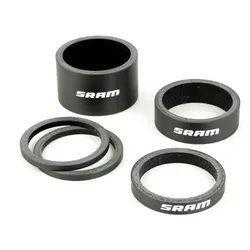 SRAM Spacer Carbon UD | Set 5-teilig | weiß