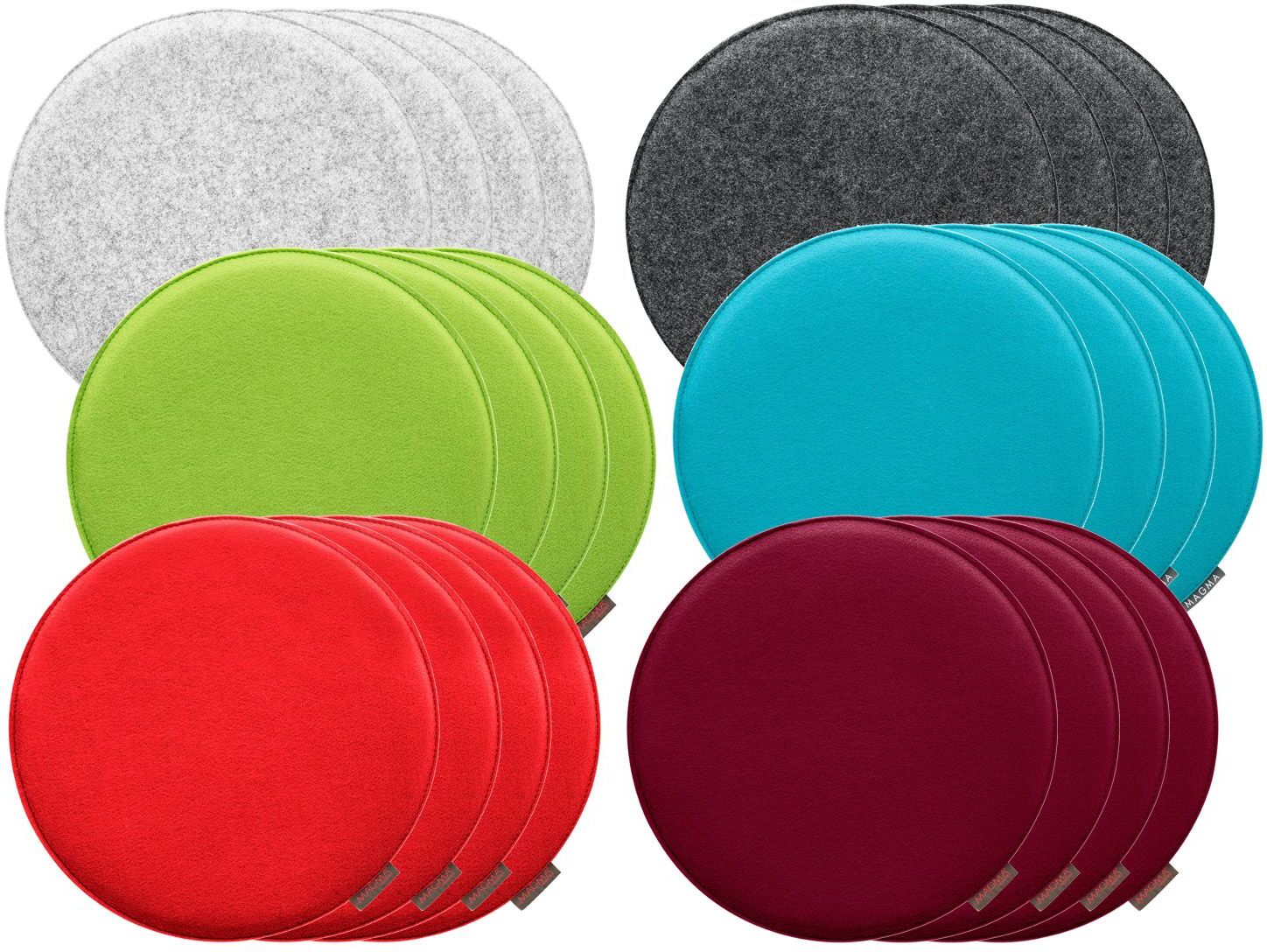 MAGMA Stuhlkissen Avaro 4er Set