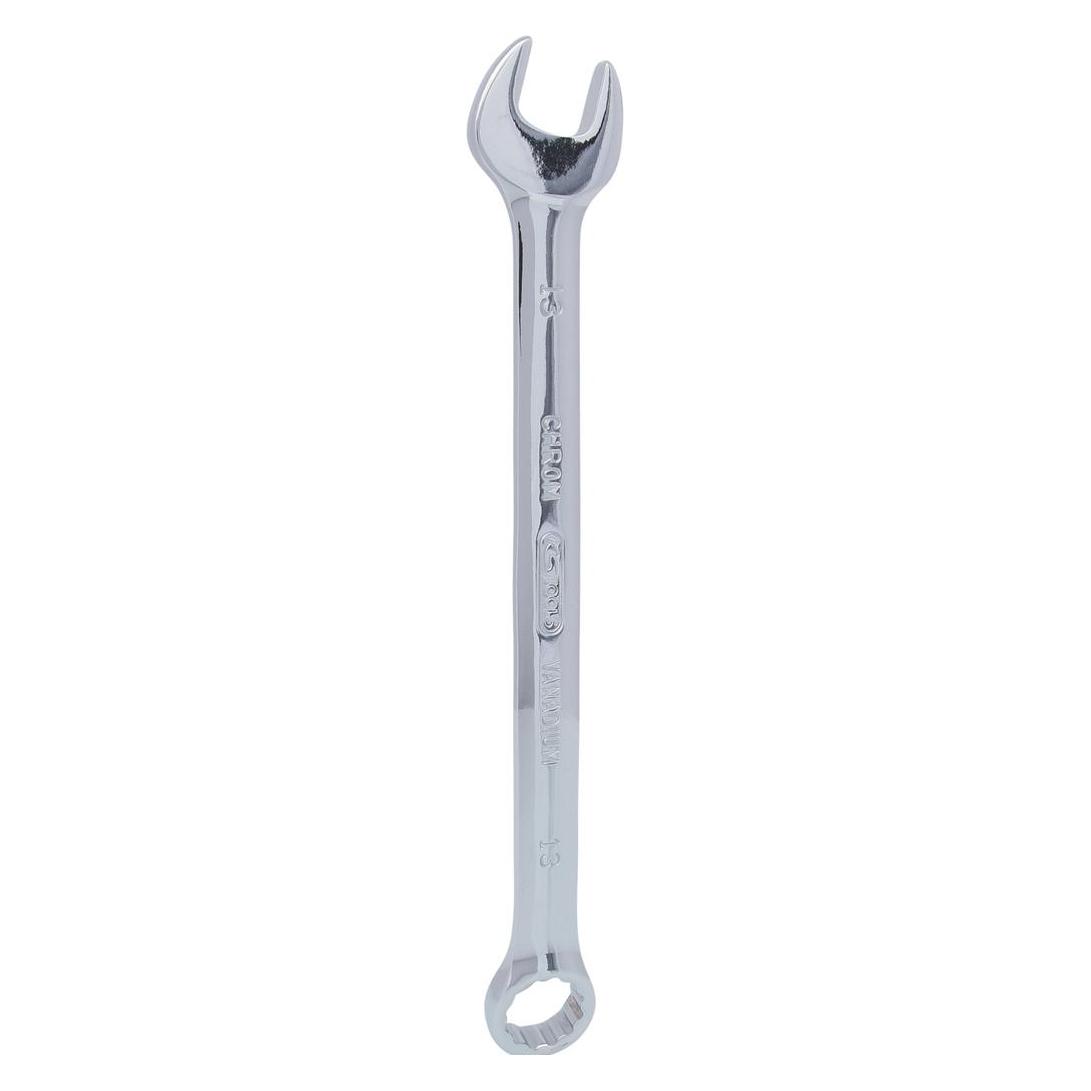 KS Tools Werkzeuge-Maschinen GmbH CHROMEplus Ringmaulschlüssel, abgewinkelt, 13mm, auf Hänger (13 mm) (518.0613-E)