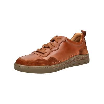 Sneaker JOSEF SEIBEL "Josef Seibel Sneaker Leder", Herren, Gr. 43, braun (camel), Leder, Schuhe Sneaker