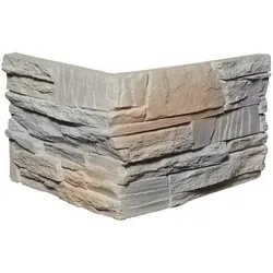 Fineza Brelo Ecke grey 37,5x12,5 cm Relief RBRELOGR