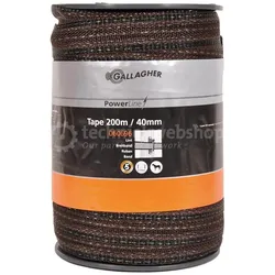 Gallagher, Gartenzaun, Schriklint PowerLine (40 MM / Terra) - 200 Meter