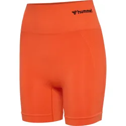 HUMMEL hmlTIF SEAMLESS SHORTS tangerine tango XS