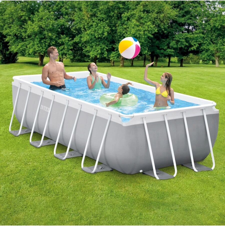 Intex PISCINA PRISMA METAL FRAME 400X200X100 CM