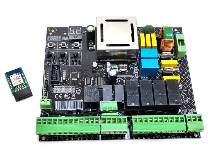 Carte mère universelle pour ouvre-portes battantes Tuya WIFI 110V 230V, carte de commande électronique principale pour moteur de portail battant