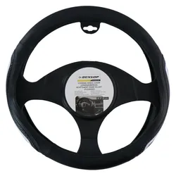 Dunlop, Auto Innenraum Zubehör, Lenkradbezug Schwarz/Weiss 38cm