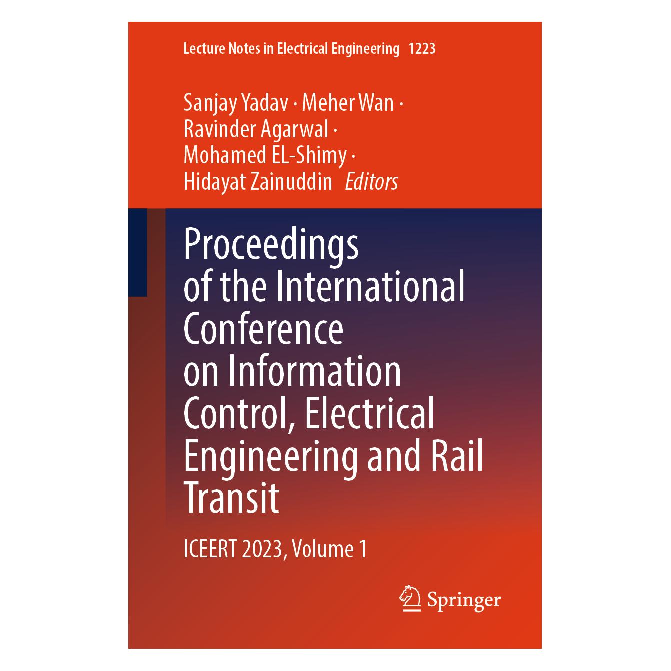 Springer Proceedings of the International Conference on Information Control, Electrical E (Englisch, Softcover, Agarwal Ravinder, Wan Meher) (64891562)