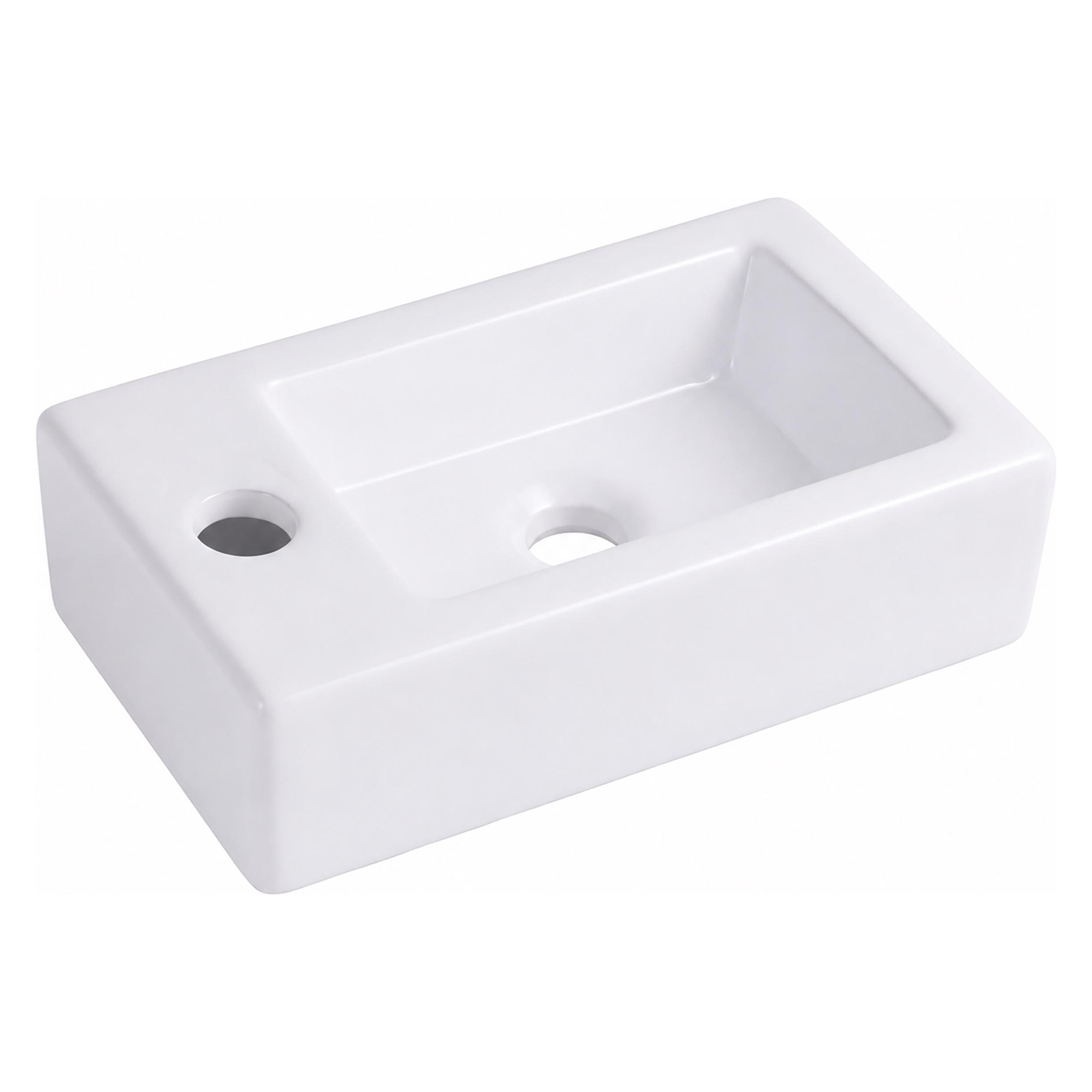 Relaxdays Waschbecken (180 mm, 370 mm) (4052025802639)