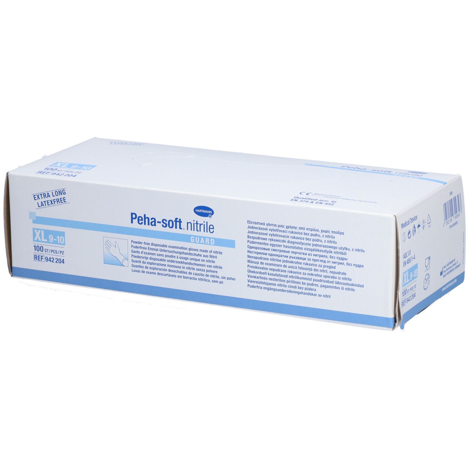 Peha-Soft nitrile guard Unt.Hands.unsteril pf XL 100 St Handschuhe