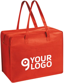 Shop Box: Borsa shopping con soffietto nera grande resistente Personalizzate o neutre