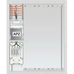 ABN SZ132AL0502 Zähleranschlussschrank SAS, APZ, 5pol 3x Leerplatz(250x1200), HAK