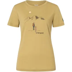 Super Natural, Damen, Funktionsshirt, Super.Natural Share The View (M), Beige