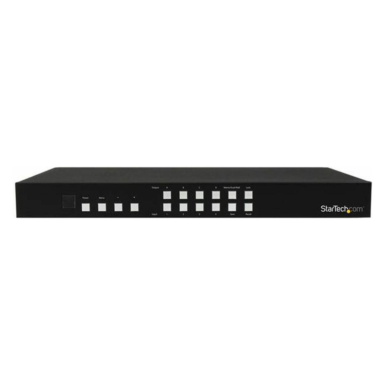 StarTech 4x4 HDMI Matrix Switch mit Bild und Bild Multiviewer o. Videowand - Digital Signage Controller (VS424HDPIP)
