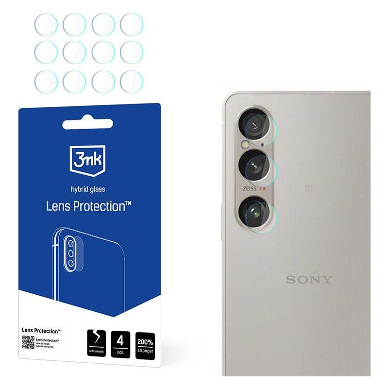 3MK Lens Protect Sony Xperia 1 VI Ochrona na obiektyw aparatu 4szt (4 Stk., Sony Xperia 1 VI) (W-3LenProt-SXP1VI-0)