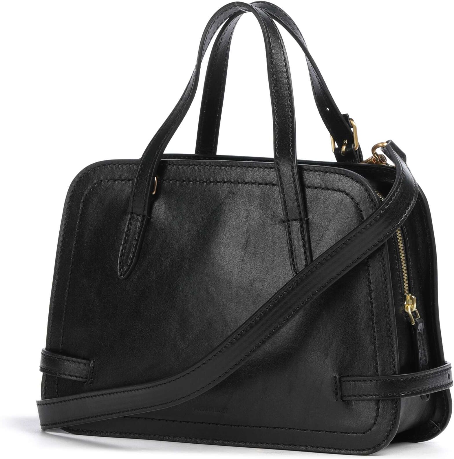 The Bridge Monica Handtasche aus Leder, schwarz