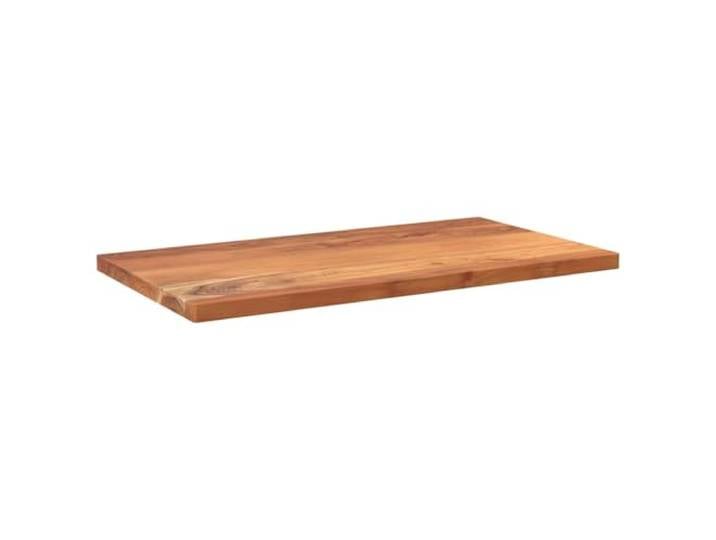 GFDWPUY Tischplatte 100x70x2,5 cm Rechteckig Massivholz Akazie Rustikales Design, Vielseitig für Bartisch oder Möbelprojekt, Einfache Reinigung