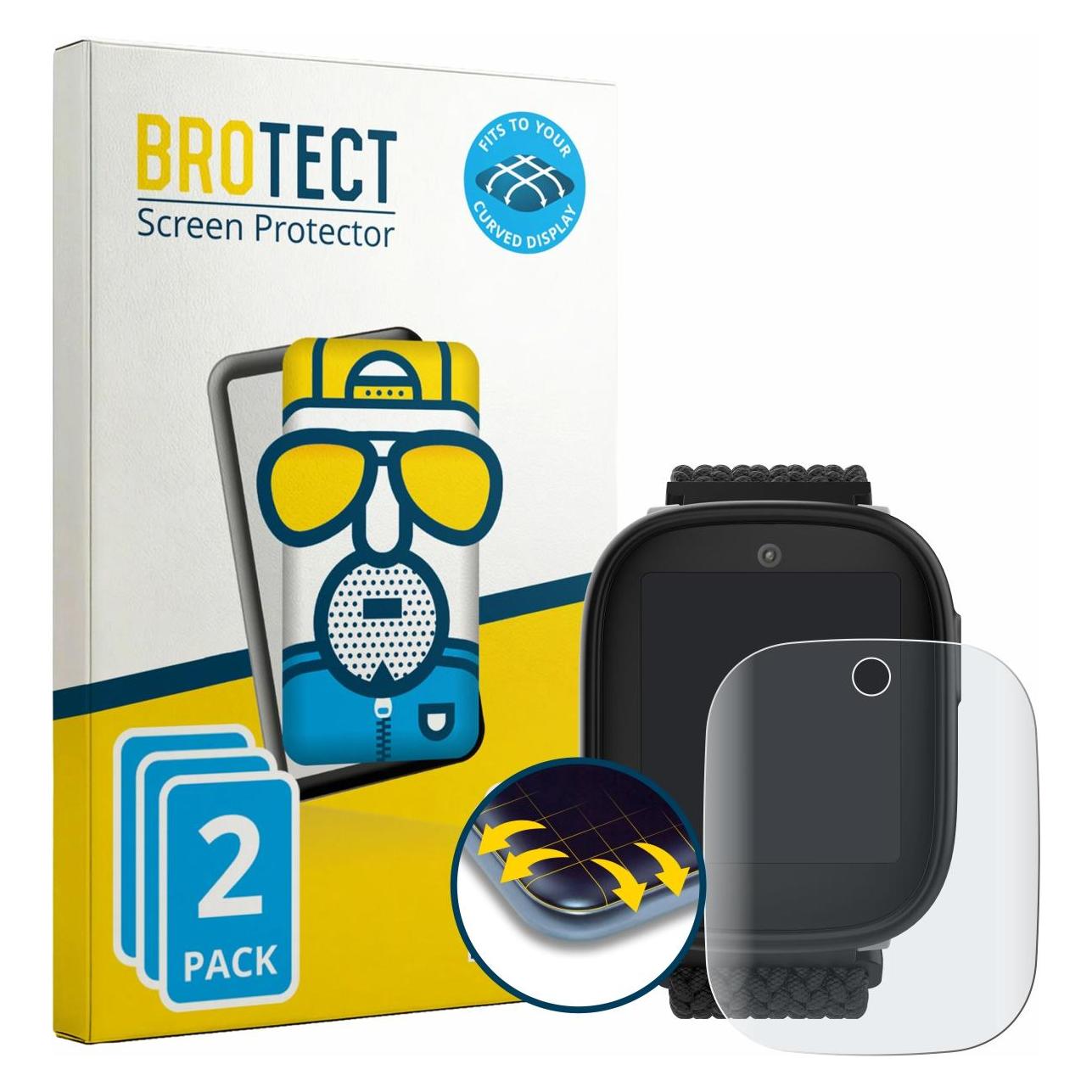 Brotect Fullscreen für Xplora X6 Play eSIM (2. Generation) Schutzfolie Displayschutz Folie Matt (5662886)