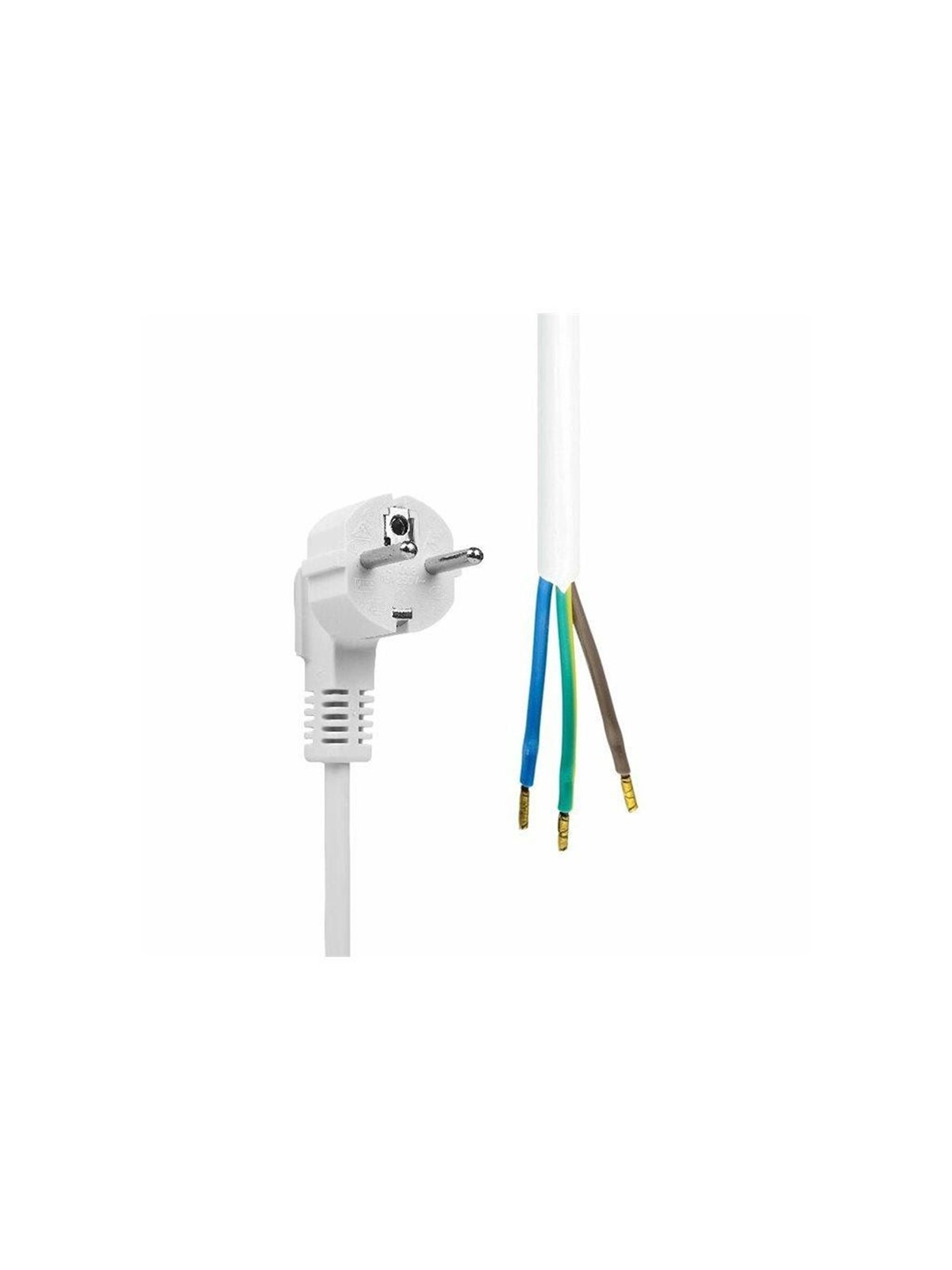 MicroConnect - power cable - Type F/E to open end - 5 m