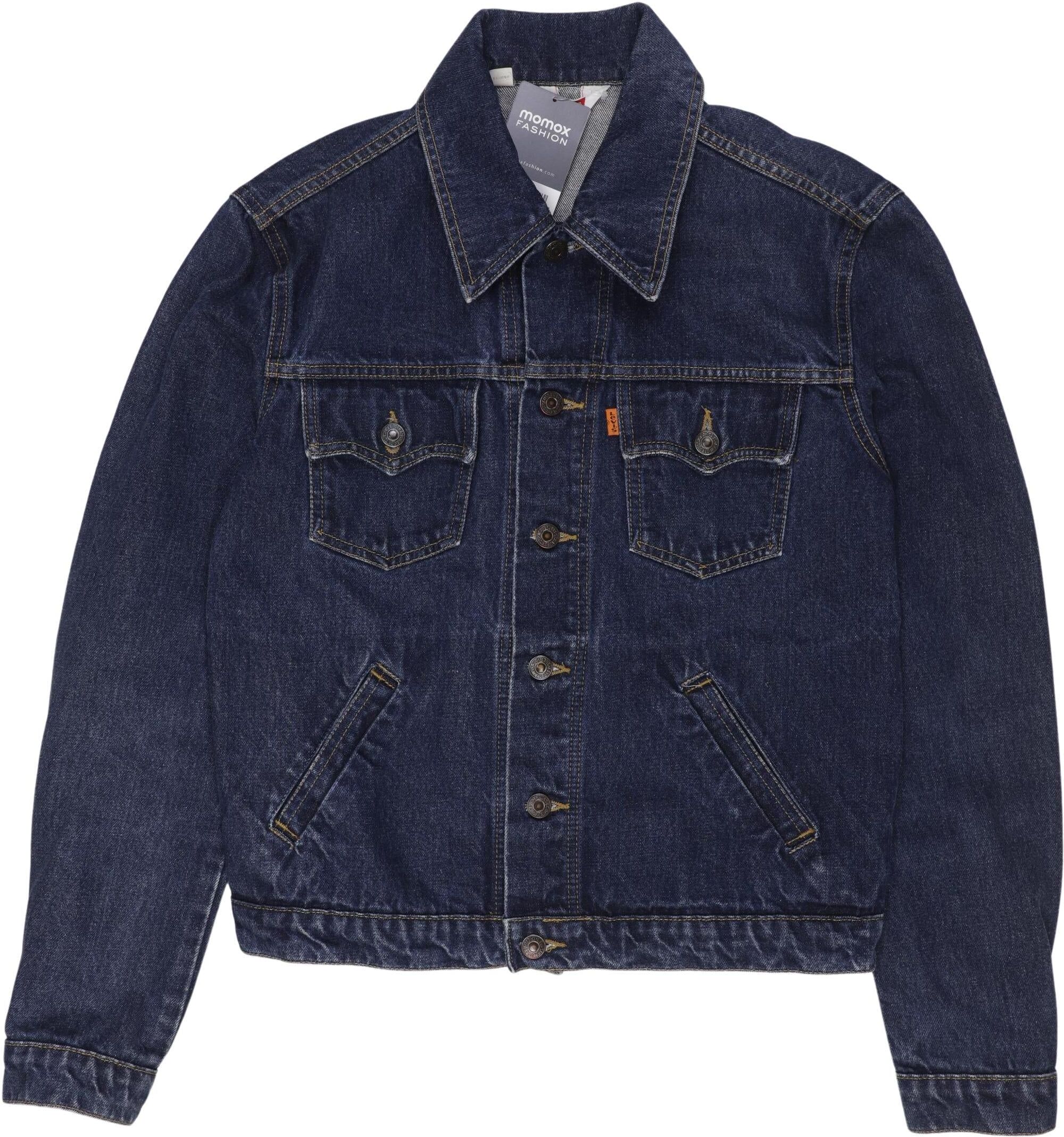Levis Mädchen Jacke oder Mantel, Marineblau, Gr. L, Baumwolle - Second Hand