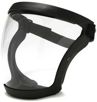 DynamicDeals Premium Full Face Shield Safety Mask With Anti Fog Face Cover & Oil Proof Protection black