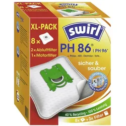 Swirl PH 86/96 XL Vorteilspack EcoPor, Staubsaugerbeutel