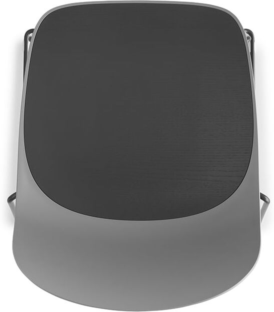 Lapalma Seela S310 Stuhl (weiß lackiert, grau / grau) weiß lackiert   grau / grau