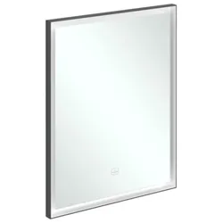 Villeroy & Boch Subway 3.0 Spiegel mit LED-Beleuchtung, Rechteck, 600x750x47,5mm, A46360BC, Farbe: BiColour