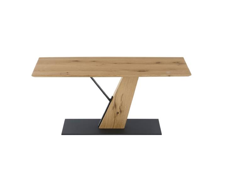 Couchtisch BRESCIA 110 x 60 cm Eiche Schwarz