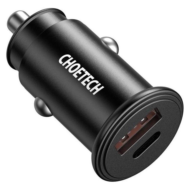 Choetech Autoladegerät 30W Fast Charger -Schwarz (TC0006)