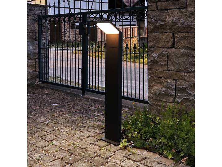 Deko-Light Wegeleuchte Tucanae, alu / grau / zink, Aluminium, Modern