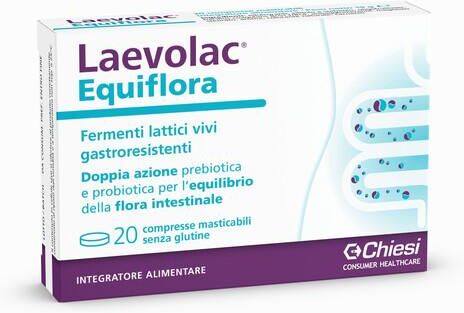 Laevolac Equiflora Integratore Per Il Ripristino Della Flora Intestinale 20 Compresse