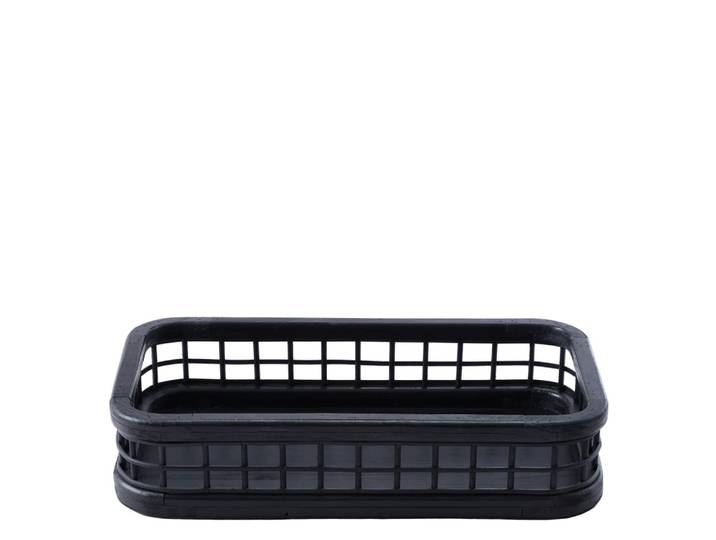 Plateau décoratif rectangulaire noir d36