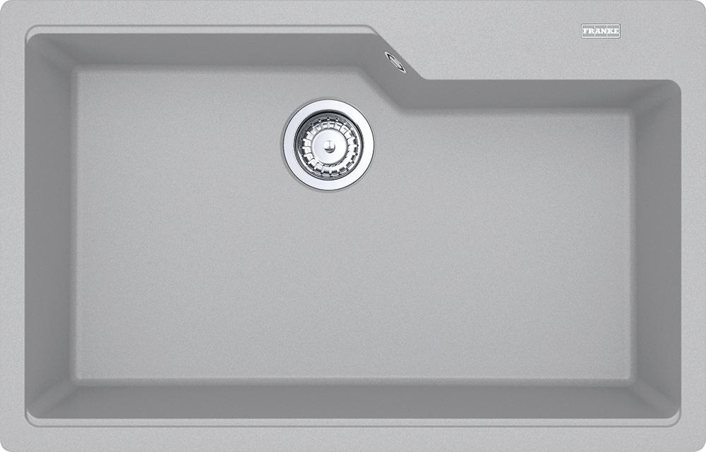 Franke Urban UBG 610-78, Aufsatzwanne, Rechteckig, Fragranit, Aluminium, 1 Becken, Rechteckig