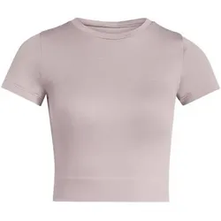 ADIDAS Damen Shirt Workout Essentials Knit Baby, Größe XS in Grau Grau