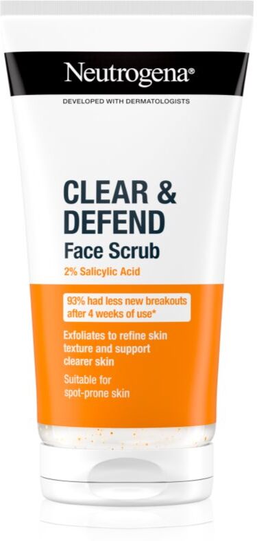 Neutrogena Clear & Defend Smoothing Scrub 150 ml