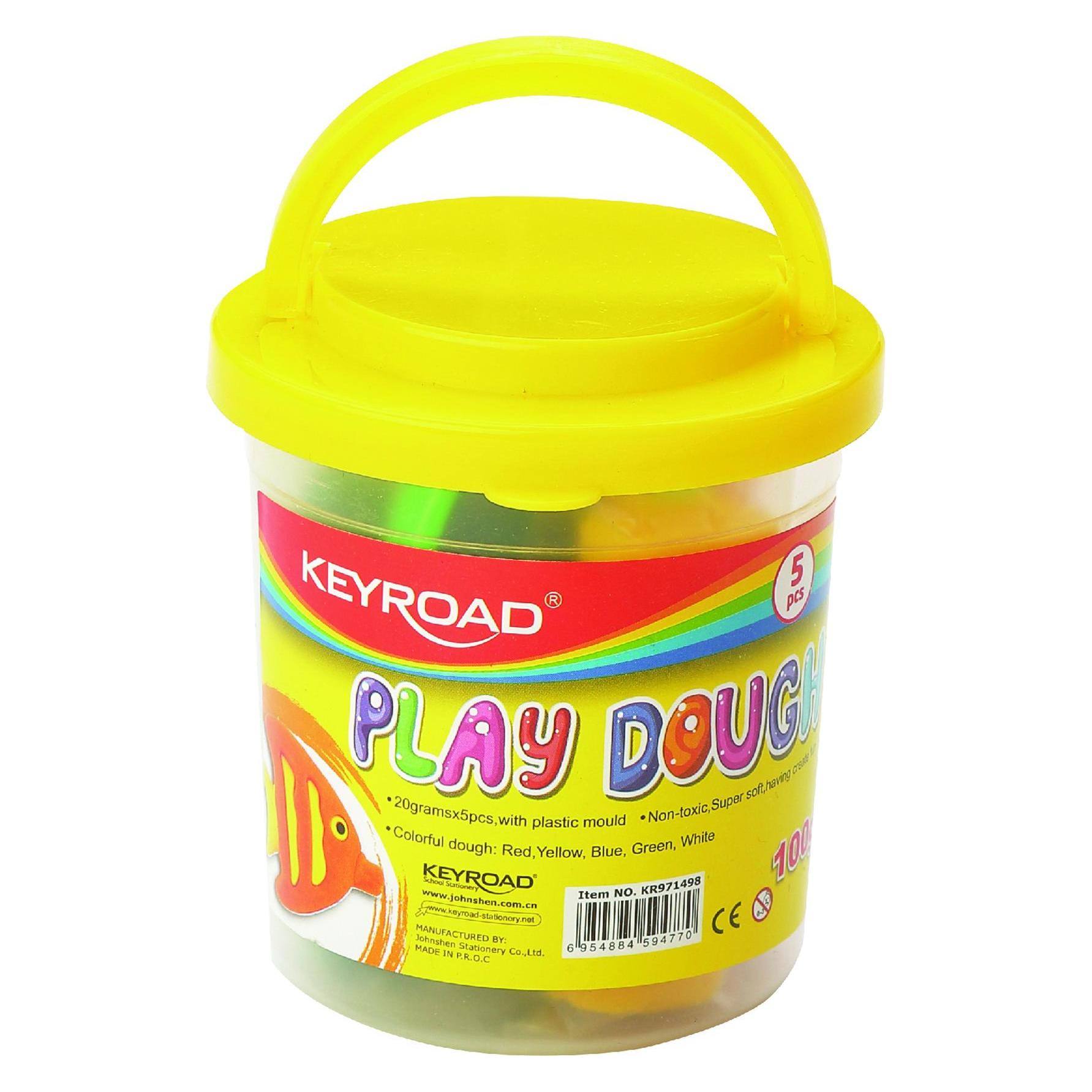 Keyroad Spielknete, 5 stück, mit formen, farbmischung (40957136)