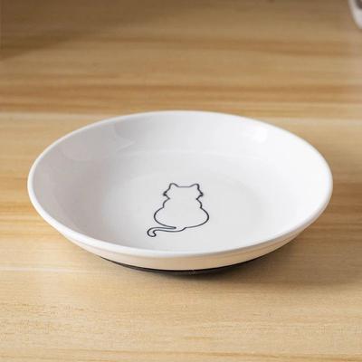 Uplifted Finds Whisker Friendly Ceramic Snack Plate a1